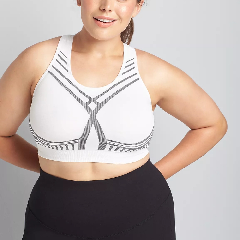 NWOT LIVI Wireless Medium-Impact Seamless Sports Bra - Size 18/20